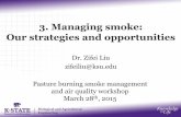 3. Managing smoke: Our strategies and opportunitieszifeiliu/files/fac_zifeiliu/Zifeiliu/Smoke...Two strategies for communication Documentation –Record-keeping of ... aerosol products
