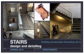 STAIRS Building Construction Illustrated, ch. 9 SPRING ... · SUBJECT DATE SPRING 2012 PROFESSOR MONTGOMERY STAIRS design and detailing Building Construction Illustrated, ch. 9