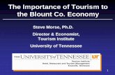 The Importance of Tourism to the Blount Co. Economyweb.utk.edu/~tourism/presentations/Blount-Co-7-10-07.pdf · 1 The Importance of Tourism to the Blount Co. Economy Steve Morse, Ph.D.