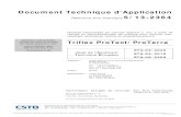 Document Technique d’Application Référence Avis … · forme à la NF P 84-208 (DTU 43.5) sur ancienne étanchéité bitumi-neuse sur isolant. • en climat de plaine uniquement,