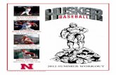 2012 SUMMER CONDITIONING (baseball) - Huskers · NEBRASKA BASEBALL Warm-up Drills 2—10 Lifting Exercises 11—18 Poundage Chart 19 Progress Chart 20 Beep Test 21. ... All strength