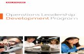 Operations Leadership Development Program - BAE Systems · assignment choices. ... participants have led program recruiting, ... • Bridge the gap between academia and industry