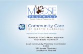 How Does CCNC’s Model Align with Value Based …c.ymcdn.com/.../Convention/PSSNY_Joe_Moose_2016[1].pdfValue Based Payments? Lead Community Pharmacy Coordinator CCNC V.P. Moose Pharmacy