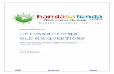IIFT+SNAP+IRMA Old GK Questionsdocshare01.docshare.tips/files/24444/244442466.pdfforum by expert Math / DI / LR faculties. [Absolutely FREE !!] >Click on the topics to visit their