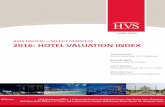 SELECT MARKETS 2016: HOTEL VALUATION INDEX · currency fluctuation, ... however, assume a constant relationship between the local currency ... City 2013 2014 2015 2014 2015 2014 2015