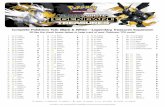 Complete Pokémon TCG: Black & White—Legendary ... Pokémon TCG: Black & White—Legendary Treasures Expansion Use the check boxes below to keep track of your Pokémon TCG cards!