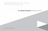 2016 Innovation is our - Biesse Group - Home · Innovation is our Interim report 2016 Biesse s ... Profit for the period 11,934 4.2% 10,500 4.3% 13.7% (1) ... before the referendum