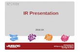 IR Presentation - jseng.com ENG IR Materials … · IR Presentation 0 2016 1H ... and is subject to change in the process of ... (GaN on Si) Buffer - Power Device (GaN on Si) (SiC)