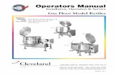 Operators Manual - Genemco Specification Drawing- Stationary, KGL-40, KGL-60, KGL-80, KGL-100 NOTES: Cleveland Range reserves right of design improvement or modification, as warranted.