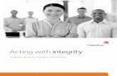 Celestica Business Conduct Governance€¦ · Understanding corporate bribes 10 ... Compliance and ethics are everyone’s business and at Celestica, we take the business of integrity