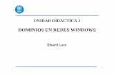 DOMINIOS EN REDES WINDOWS - Personal — …personals.ac.upc.edu/elara/documentacion/WSERVER - UD2 - Dominio… · una red de Windows 2000/2003/2008 Server. 3 1. DIRECTORIO ACTIVO