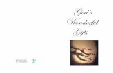 Lesson 1 God's wonderful gifts - Coquitlam Presbyterian … ·  · 2010-08-31our broken world with a knowledge of His many gifts and how these ... Introduction to God’s Wonderful
