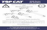 General Operators Instructions and Maintenance … Operators Instructions and Maintenance Manual 40AG Series Die Grinders Top Cat ® Air Tools, Manufactured by T.C. Service Co. 38285