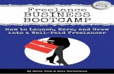 Freelance Business Bootcamp - Make A Living Writingmakealivingwriting.com/wp-content/uploads/samples/Freelance... · captures all the training sessions from our Freelance Business