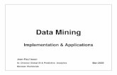 Data Mining Applications - SAS Group Presentations...Case Study : Segmentation & Sales Coverage Optimization Takeaways. Data Mining Vision ... Data Mart Data Ware house DnB,InfoCan,