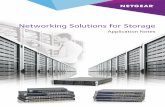 Networking Solutions for Storage - NETGEAR · the Networking Solutions for Storage Solution Guide provides technical guidance and details for the netgear storage ... (192.168.1.1/24)