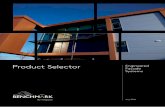 Product Selector Engineered Façade Systems · manufacturers to provide engineered façade systems, ... porcelain stone ... accommodate a variety of facade options. 7