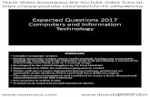 Expected Questions 2017 Computers and Information Technology · Expected Questions 2017 Computers and Information Technology HAWK EYE ... (Rapyuta). •RoboEarth Cloud ... •Presentation