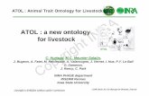 ATOL : a new ontology for livestock - icar.org · ICAR June 22-23 Bourg-en-Bresse, France Structure of the French ATOL network Cattle Sheep Goat Pig Horse Rabbit Poultry Rainbow Trout
