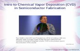 Intro to Chemical Vapor Deposition (CVD) in …reactorlab.net/resources-folder/ceng252/integrated...Intro to Chemical Vapor Deposition (CVD) in Semiconductor Fabrication Paul Otellini,