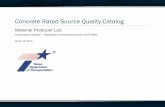 Concrete Rated Source Quality Catalog - …ftp.dot.state.tx.us/pub/txdot-info/cmd/mpl/crsqc.pdfSources are subject to sampling and testing at least twice a year to publish the Concrete