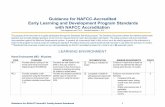 Guidance for NAFCC Accredited Early Learning and ... Documentation...Guidance for NAFCC-Accredited Early Learning and Development Program Standards with NAFCC Accreditation ... self-assessment