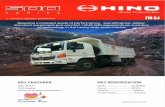 brochure was correct at time of printing or uploading. Hino Motors Sales India Pvt Ltd reserves the right to alter any details of the Hino Motors Sales India Pvt Ltd reserves the right