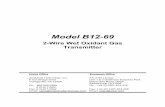 Model B12-69 - Analytical Technology, Inc. 69_2Wire... · Model B12-69 Wet Oxidant Gas Transmitter O & M Manual - 3 - Rev-G, 7/15 PRODUCT WARRANTY Analytical Technology, Inc. (Manufacturer)