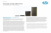 Storage made effortless - Comtec · Storage made effortless HP 3PAR StoreServ 7000 Storage ... software stack with all other HP 3PAR arrays, ... pages to disk can limit VM consolidation