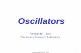 Aleksandar Tasic - TU Delft OCW · a.tasic@tudelft.nl © 2006 Job Advertisement • RF/analog circuits design experience • LNA, mixer, VCO, PLL, filter, A/D, PA • CAD proficiency
