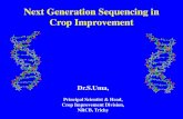 Next Generation Sequencing in Crop Improvement S.pdf · Straw berry Fragaria vesca ssp. vesca 240 Mb 2010 34,809 ... ( 2x, 3x, 4x) - Parthenocarpy. Diploid (2X) Triploid ... Lucknow,