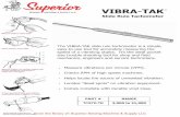 Slide Rule Tachometer - Superior Sewing Machine & … Misc Catalogs/TCSTD-TK Vibra-Tak...Slide Rule Tachometer ... 1. Press the bullet nose against the vibrating object. ... the air