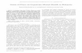 Sense of Place on Expatriate Mental Health in Malaysia · and exploitation points to stress, depression, ... environment more complicated and heighten failure rate[5]. ... Sense of