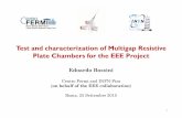 Test and characterization of Multigap Resistive Plate ...static.sif.it/SIF/resources/public/files/congr15/mc/Bossini.pdf · Test and characterization of Multigap Resistive Plate Chambers