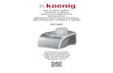 HF180 - H.Koenigdl.hkoenig.com/SiteHkoenig/manuels/Manual HF180.pdfKeep the appliance 8cm from other objects to ensure the good heat releasing. 8. Do not use the accessories which