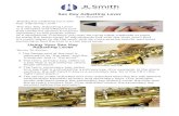 Using Your Sax Key Adjusting Lever - JL Smith & Co · Sax Key Adjusting Lever Item #233041 Thanks for ordering your Sax Key Adjusting Lever. The Sax Key Adjusting Lever is a versatile