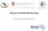 BGP Multihoming Examples - au.int · – Router size is related to data rates, not running BGP ... to aid load balancing than prefixes from ASNs many hops away –Concentrate on local