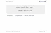 Accord Server User Guide; · 7.1.2 Archiving .....59 7.1.2.1 Configuring a Threshold ... 9.7 PLC Register Status ...