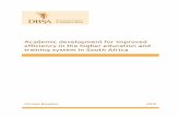 Academic development for improved efficiency in the … · Academic development for improved efficiency in the higher education and training system in South African Page 3 Contents