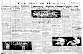 J. - City of Waynenewspapers.cityofwayne.org/Wayne Herald (1888-Present)/1951-1960... · 51 9,i60,6 : • hI' ,!::"I'lwra! ... $13.593,19 less than In $ 63.429.85 was raised, ...