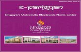 December, 2015 (Issue-3) e Parigyan - Lingaya's … in the scheme like adding the new electives and updating ... , a Theme Model Com- ... , New Delhi., Dr. Kavita Chauhan, As-sociate