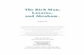 The Rich Man, Lazarus, and Abraham. - God-so-loved-the ... · reading the account including the explanation! ... a modern one for general reading, ... The Rich Man, Lazarus, and Abraham.