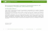 Environmental Impact Assessment of Forestry Projects ... · Environmental Impact Assessment of Forestry Projects ... Forestry projects – projects involving deforestation, afforestation,