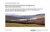 Environmental Impact Assessment - Scottish Government · environmental issues will be considered through non-statutory environmental review ... Afforestation: ... The Environmental