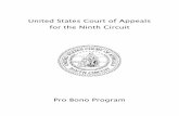 United States Court of Appeals for the Ninth Circuitcdn.ca9.uscourts.gov/datastore/uploads/probono/Pro Bono...order, and a sample representation letter.) The court's Pro Bono Coordinator