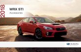 2018 Subaru WRX-STI Accessories Brochure (PDF)€¦ · Genuine Subaru Lifestyle Accessories by Thule® are now available for the 2018 WRX! A whole new world of adventure is yours