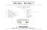 Collection Fun & Easy Hello, Dolly! - partitions-musicales.net · Hello, Dolly! Wind Band / Concert Band / Harmonie / Blasorchester / Fanfare ... Keyboard / Guitar / Bass Guitar (optional)