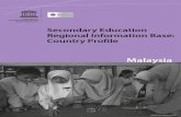 Secondary Education Country Profile - UNESCOunesdoc.unesco.org/images/0021/002147/214736e.pdf · This Country Profile has benefited from inputs provided ... or the first year of lower