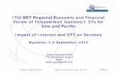 Session7 OscarGS Internet and OTT - ITU · providers versus… worldwide oligopoly? ... • Bangladesh: 3 cents/min ... Example of Value Added chain and operators