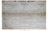 THE GLENVILLE MERCURY · THE GLENVILLE MERCURY NORMAL SCHOOL ... ~-·d f lhra t.nd til more than two !tundred yo,rds, and and Bruiaed J •• "W'it.hcnat woc, • 1 0 ...